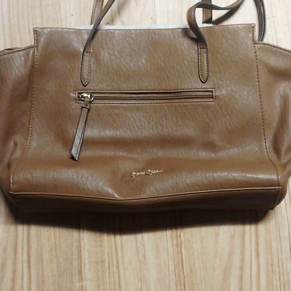 Jessica Simpson Tan Leather Tote Bag